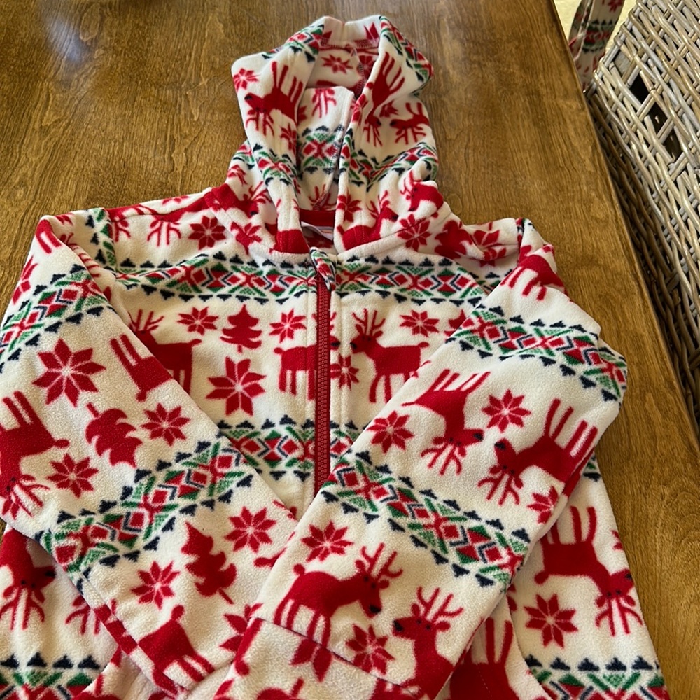 Fleece one piece Hanna Andersson pajamas. Worn once.